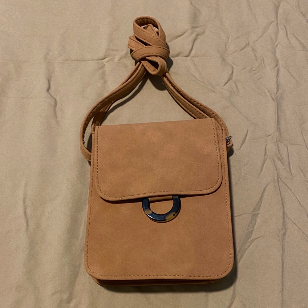 Tan small cross body